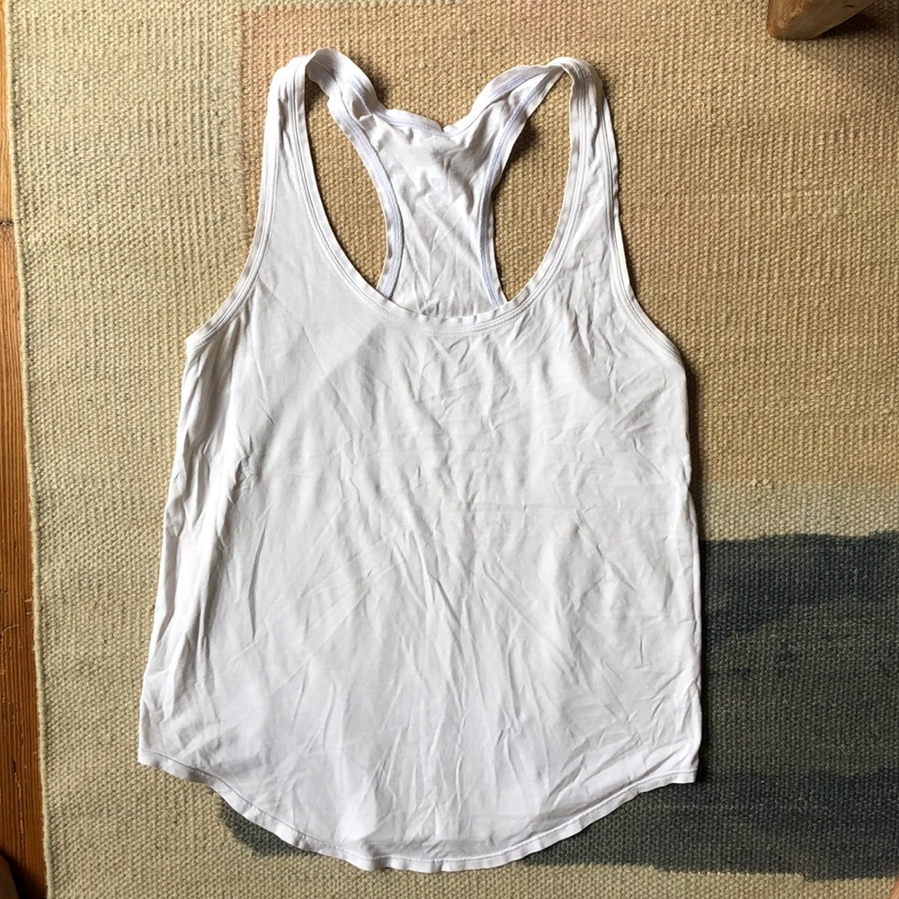 Lulu lemon white tank top